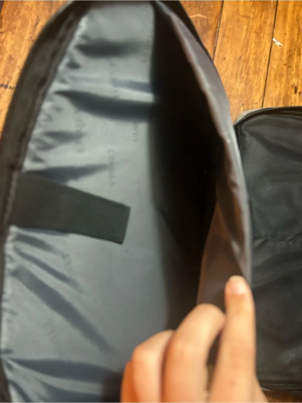 Gray and Black Laptop Briefcase -Carry Bag